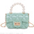 Candy Color Rhombus Gel Bag One Shoulder Crossbody Mini Chain Change and Key Pearl Tote Girls in Stock