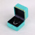 High-End Pu Rounded Gold Rim Jewelry Box Ring Box Necklace Box Bracelet Box Watch Storage Box Wholesale Customization