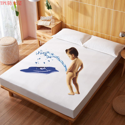 Waterproof Mattress Protector Wholesale Quilted Simmons Protective Cover Hotel Dustproof Cover Machine Washing Bed Sheets Foreign Trade Custom Fitted Sheet