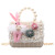 Chanel-Style Cute Princess Cherry Flower Trend Pearl Tote Crossbody Small Bag Fashion Rabbit Shoulder Small Bag