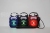 Ml318 Hot Sale 3-Inch Portable Drop-Resistant Card Bluetooth Speaker Radio FM Ribbon Lights Mic
