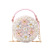 2020 Winter New Chanel-Style Pearl Kid's Messenger Bag Sweet Princess Shoulder Bag Change Accessories Small round Bag