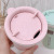 Customizable Logo Creative Double-Layer Wheat Straw Cup Office Comes with Breathable Hole Rotating Cover Wheat Incense Coffee Cup