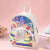 New Style Spot Laser Unicorn Children's Dream Schoolbag Little Princess TPU Cute Transparent Backpack