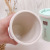 Customizable Logo Creative Double-Layer Wheat Straw Cup Office Comes with Breathable Hole Rotating Cover Wheat Incense Coffee Cup