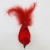 SOURCE Factory Supply Simulation Christmas Feather Bird/Simulation Feather Red Bird/Color Bird/Red Fluff Bird