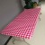 PVC + Flannel Elastic Band Plastic Plaid Tablecloth Rectangular Printed Waterproof Oil-Proof Hotel Household Supplies