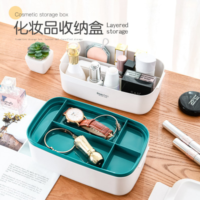 European-Style Simple New Multi-Functional Toiletry Storage Box Factory Direct Sales Dressing Table Cosmetics Sundries Home Finishing