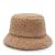 2021 Autumn and Winter New Hat Lamb Wool Korean Style Fashion Bucket Hat Men and Women All-Matching Internet Celebrity Teddy Plush Bucket Hat