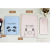 Wholesale Straw Single-Sided Mirror Cartoon Square Flip Mirror Convenient Folding Table Mirror Beauty Makeup Mirror