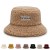 2021 Autumn and Winter New Hat Lamb Wool Korean Style Fashion Bucket Hat Men and Women All-Matching Internet Celebrity Teddy Plush Bucket Hat