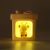 New Cartoon Teddy Small Night Lamp Rechargeable Doll Living Room and Bedroom Warm Sleep Light Creative Children Gift