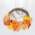 Cross-Border Halloween Decorative Wooden Wreath Thanksgiving Welcome Door Plate Artificial Flower Harvest Theme Decorative Wreath