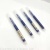 Quick-Drying Straight-Liquid Ballpoint Pen Student Writing 0.5mm Black Red Blue Three-Color Gel Pen