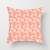 Pink Geometric Irregular Nordic Simple Sofa Backrest Cushion Girl Bed Head Pillow Removable and Washable Landscape Decoration