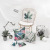 Nordic Ins Pillow Cushion Back Seat Cushion Artistic Green Plant Pillow Small Fresh Simple Style Public Room Lunch Break Cushion