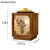 Creative Novel Wood Iron Hollow Deer Head Fragrance Lamp Simple European Home Wax Melting Lamp Cross-Border New Product