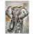 European and American Decoration Elephant Decorative Painting Bedroom Living Room Hanging Painting Animal Oil Painting Wooden Frame Sofa Wall Background Painting