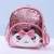 New Bow Backpack Children's Sequined Backpack Toddler School Bag Cross-Border Monopoly Sling/Backpack