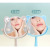 In Stock Wholesale Cute Cartoon Desktop Double-Sided Desk Mirror Girl Monolever Bedroom Beauty Mirror with Chassis