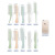 Multi-Purpose Simple Home Hairdressing Comb Pointed Tail Dense Gear Wide Tooth Hair Care Home Plastic Hairbrush
