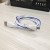 Colorful Luminous Band Light Cable Android Two-Color Embossed TPE Colorful Luminous Cellphone Charging & Data Cable
