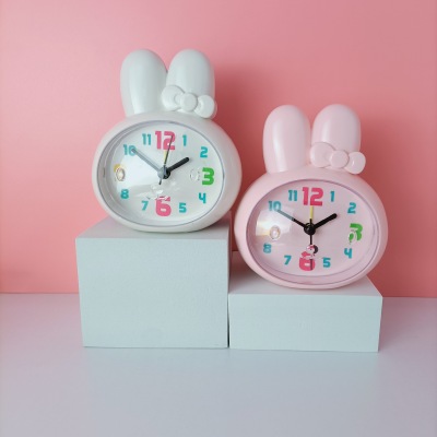 Cute Ins Cartoon Creative Alarm Clock Children Student Kindergarten Small Gift Clock Clock Dormitory Bedroom Bedside