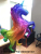 New Laser Rainbow Horse Baby Full-Year Children's Birthday Party Wedding Decoration 4D Gradient Color Balloon H