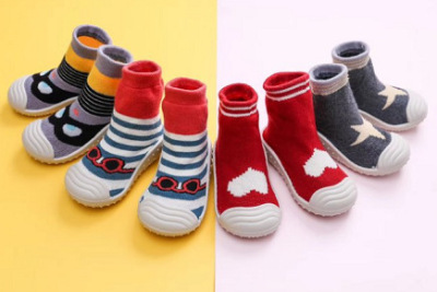 Baby Toddler Socks Shoes Autumn and Winter Warm Breathable Male and Female Baby Toddler Soft Sole Non-Slip Shoes