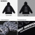 2021 Autumn and Winter New Ins Fashion Brand Hooded Sweater Women's Flocking Violent Bear Reflective Printed Coat