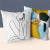 Nordic Morandi Abstract Printing Pillow Sofa Cushion Throw Pillowcase Bedside Decorations Nap Big Pillow