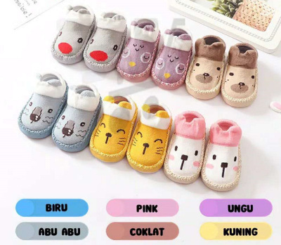 Infant New Products in Stock Floor Non-Slip Toddler Walking Sock Shoes