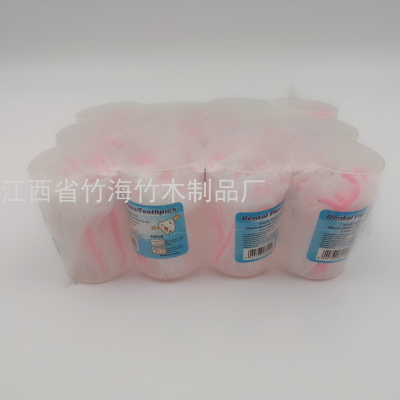 Disposable 30 Small round Color Bottled Floss Dental Floss Plastic Dental Floss Bottled Daily Necessities Wholesale