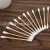 Disposable Double-Headed Makeup Cotton Swab Sanitary Cleaning Cotton Swabs Ear Swab 300 Pcs/Large round Daily Use