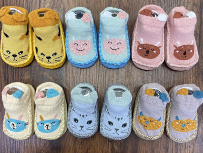 21 New Baby Socks Infant Cartoon Socks Warm-Keeping Socks Shoes