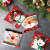 Baking Bag Christmas Gift Bag Dessert Biscuits Bag Christmas Gift Bag Cookies Candy Bag 10*11 100 Pieces