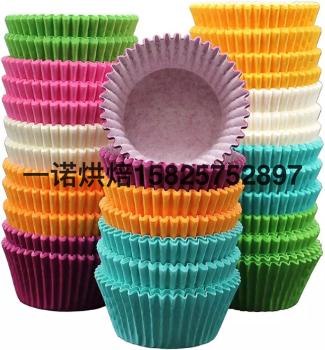 Color Dyeing Packaging cake Paper Mini Cake Cup Disposable Cake Mold Paper Baking Food Bag Pack 