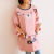 New Korean Style Cute Fashion Cartoon Painting Overclothes with Sleeves Bib Antifouling Kitchen Clothes Work Clothes Long Sleeve Apron