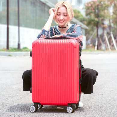 Korean Style ABS Luggage Universal Wheel Luggage Suitcase Hard-Side Suitcase Boarding Aluminium Frame Luggage Spot Goods