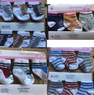 21 New Baby Striped Socks Cartoon Socks