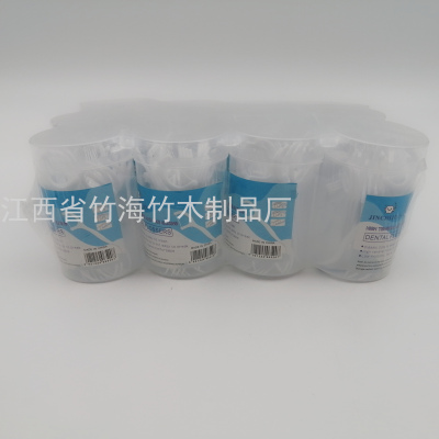 Disposable 30 Small round Bottled Floss Dental Floss Plastic Dental Floss Bottled Daily Necessities Wholesale