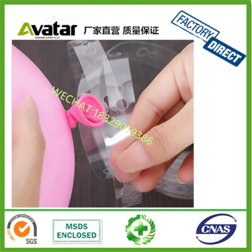 balloon transparent single single double hole balloon chain 5 m balloon glue chain
