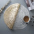 New Simple round Coffee Cup Dish Coaster Placemat Thick Solid Color Insulation Western-Style Placemat Decorative Pad