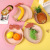 Nordic Internet Celebrity Personality Living Room Household Banana Strawberry Fruit Plate Minimalist Creative Small Exquisite Plastic Snack Candy Plate