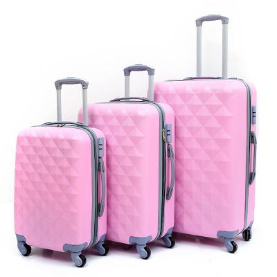 New ABS Luggage Can Do Gift Box Pattern Student 20-Inch Waterproof and Hard-Wearing Password Lock Luggage Business