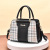Bag 2021 Personalized Fashion Messenger Bag Women's Handbag Simple Elegant Check Pattern Shoulder Bag Large Capacity