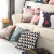 Nordic Double-Sided Cotton and Linen Modern Minimalist Pillow Living Room Sofa Office Bed Head Cushion Cover Home Soft Backrest