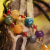 2018 Autumn Hot Vintage Glass Beaded Sweater Chain Beeswax Pendant Women's Necklace Creative Gift Wholesale