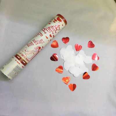 Party confetti cannon party popper wedding cannon with heart for celebration