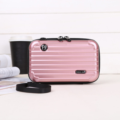 Small Luggage Bag Women's Crossbody Shoulder Personality Hand-Held Mini Password Suitcase Suitcase Small Square Box Bag